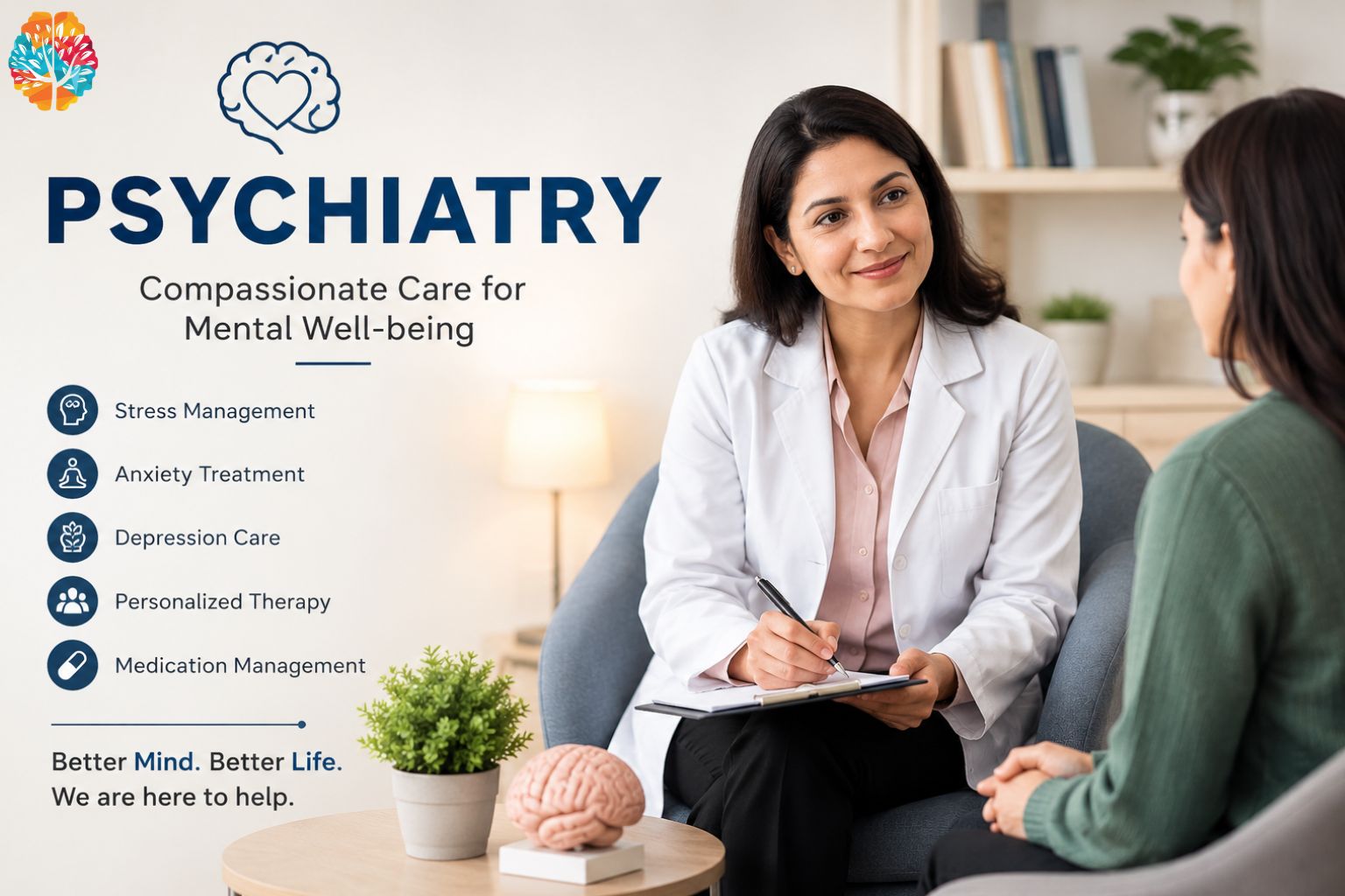 The Role of Psychiatry in Managing Stress, Anxiety, and Depression