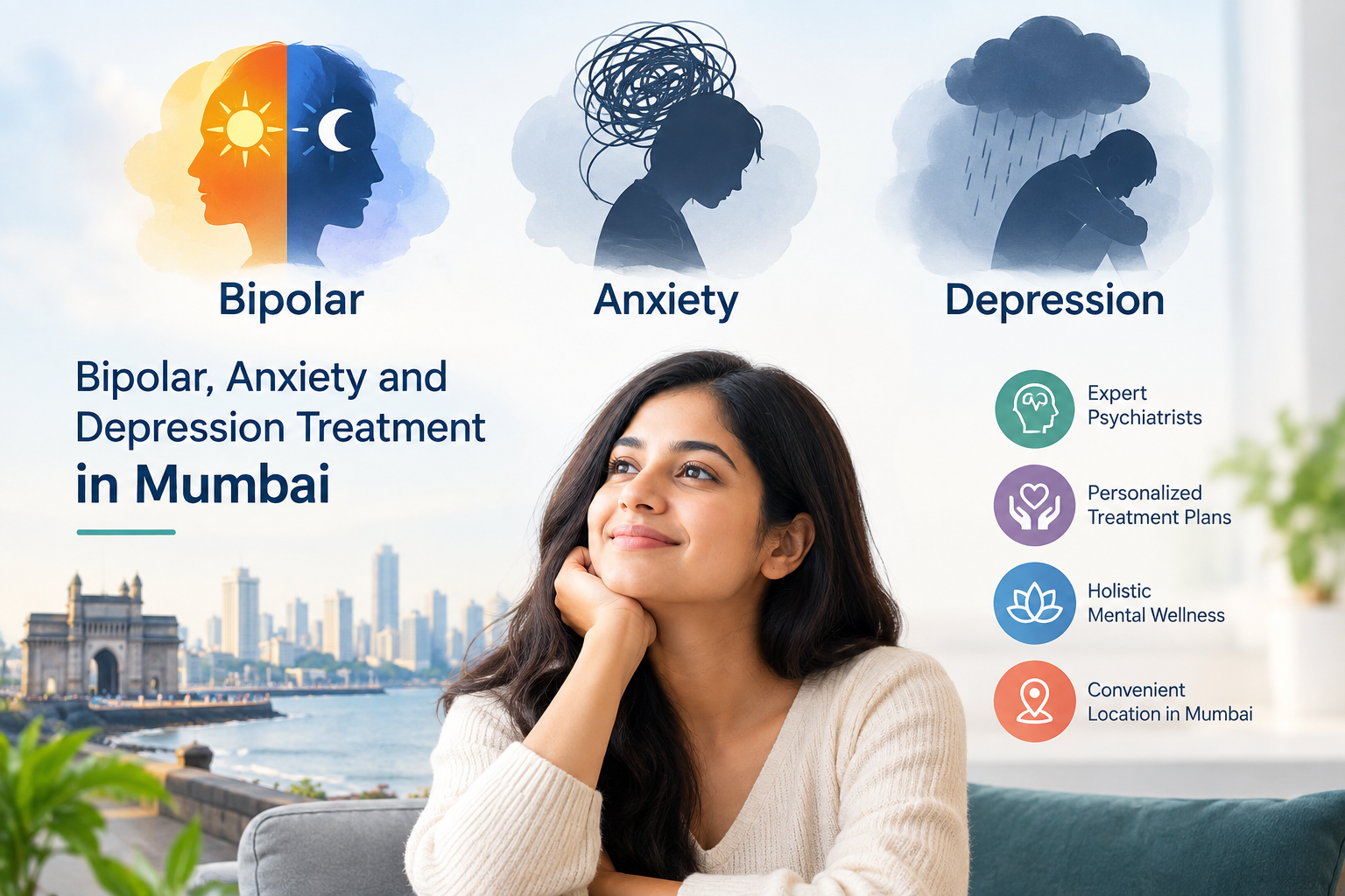 Bipolar, Anxiety and Depression Treatment in Mumbai