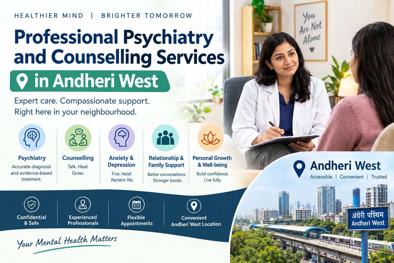 Professional Psychiatry and Counselling Services in Andheri West